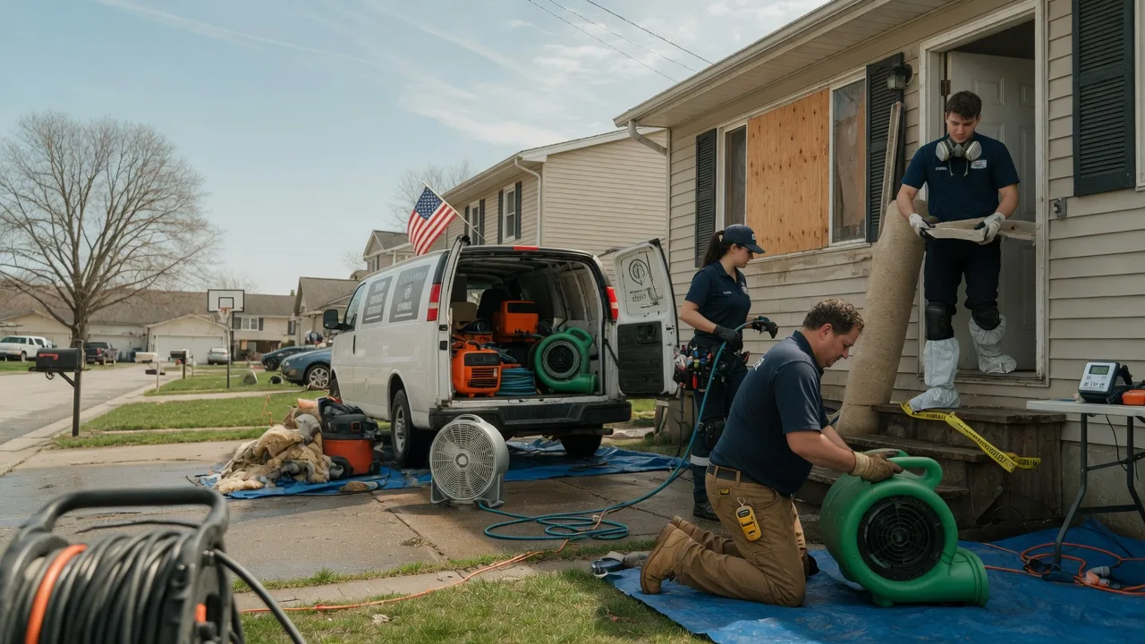 Water Damage Restoration in Kell, IL near me